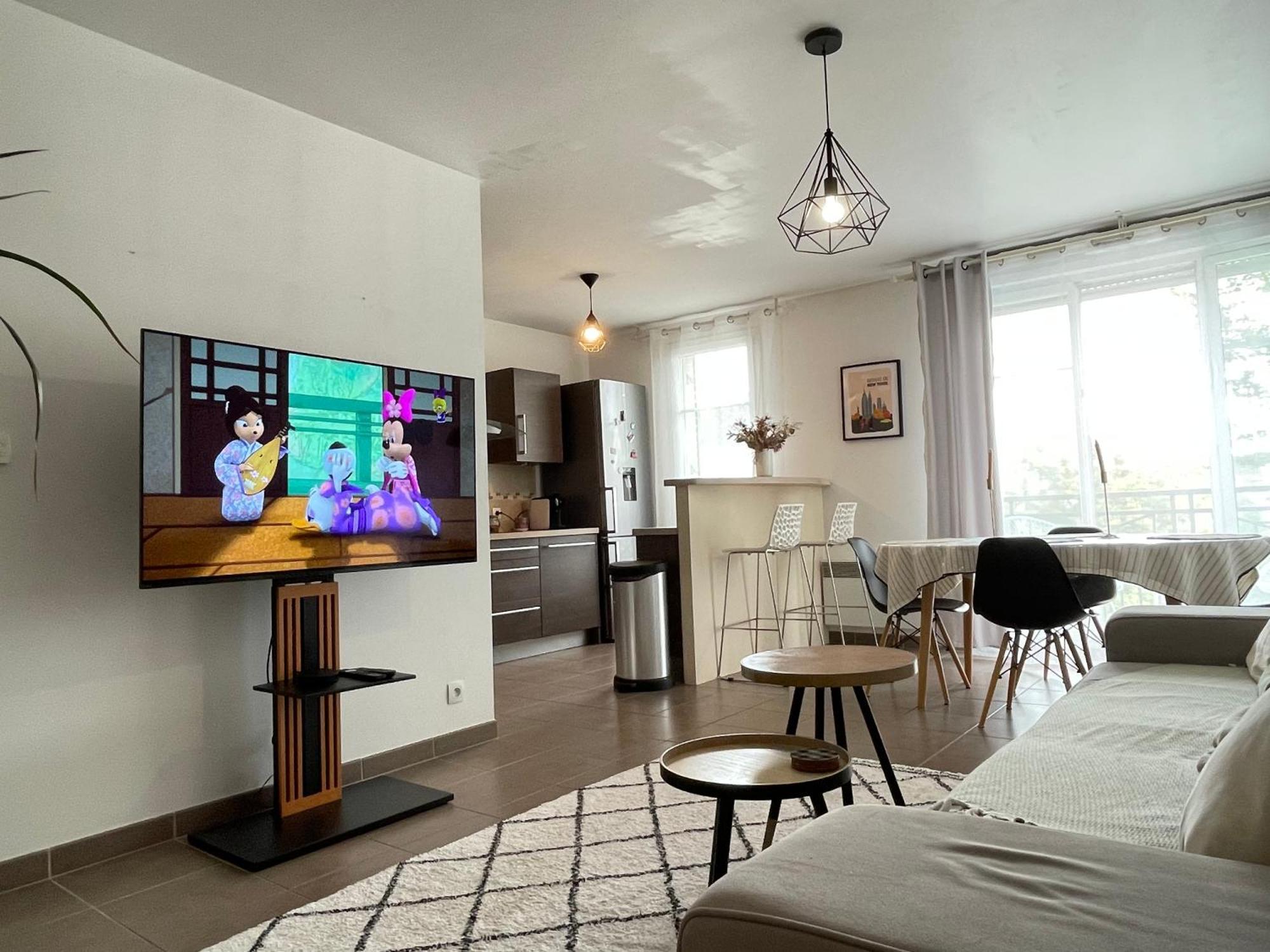 Duplex Moderne 8Per&3Ch&10 Min Disney&Parking Free Magny-le-Hongre Eksteriør billede